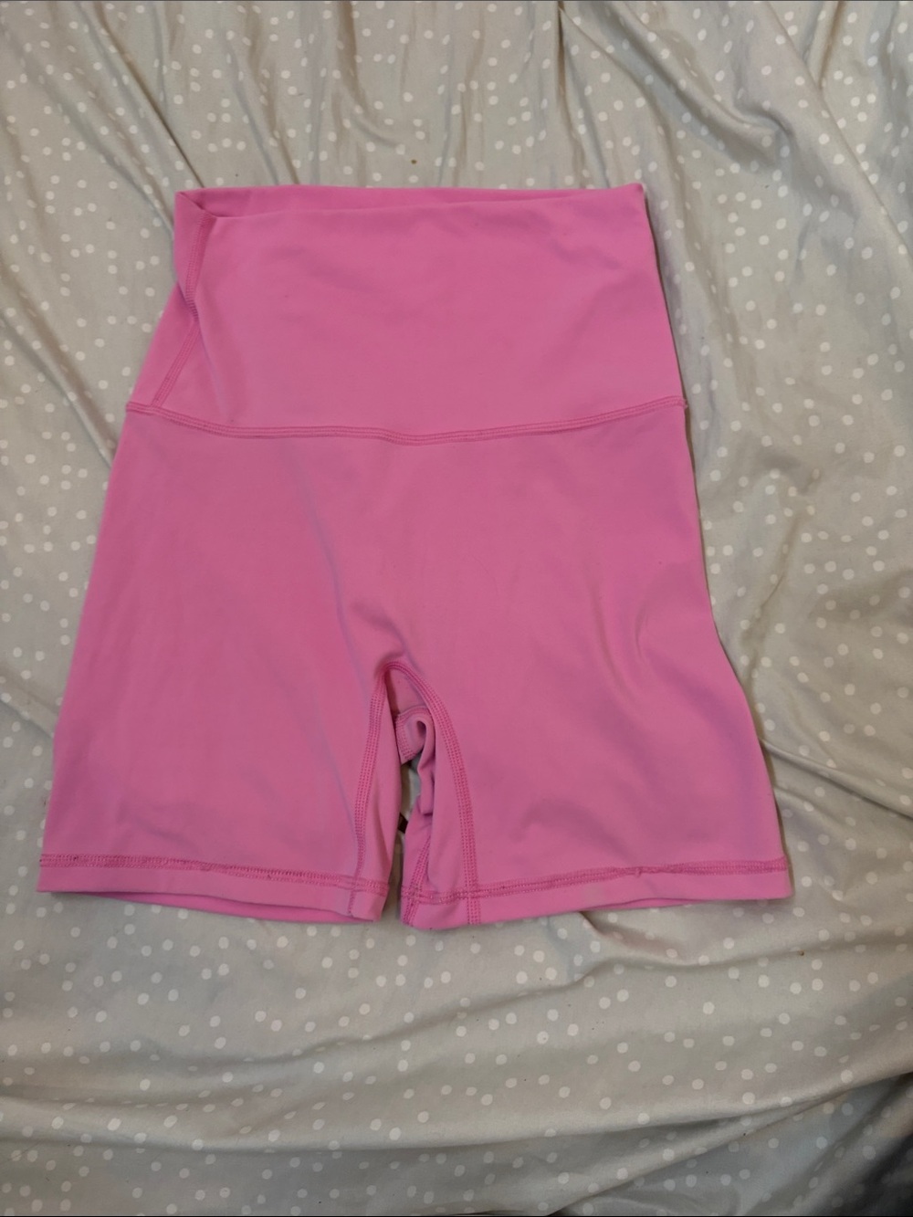 High-Waist Pink Women’s Bike Shorts